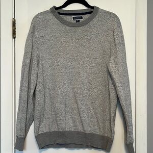 Light Gray Crewneck Sweater for Men
